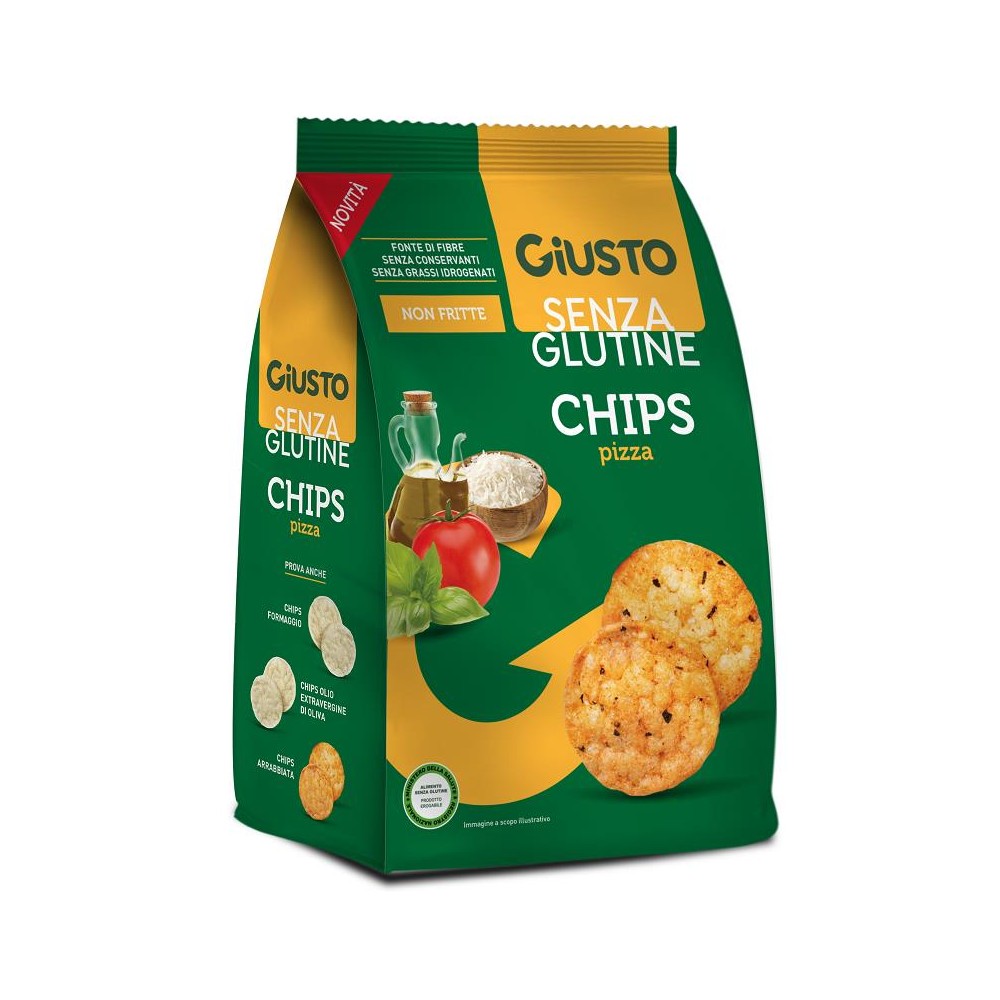 GIUSTO S/G CHIPS PIZZA 40G