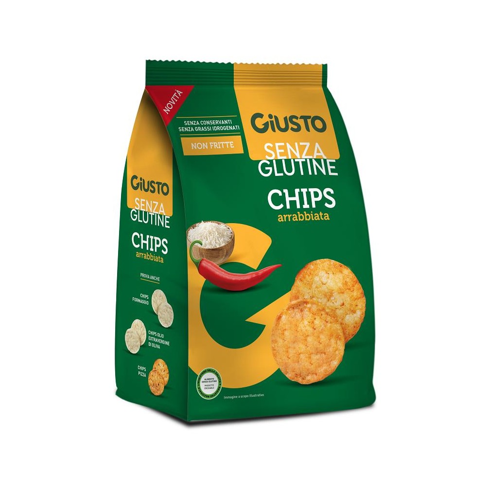 GIUSTO S/G CHIPS ARRABBIATA40G