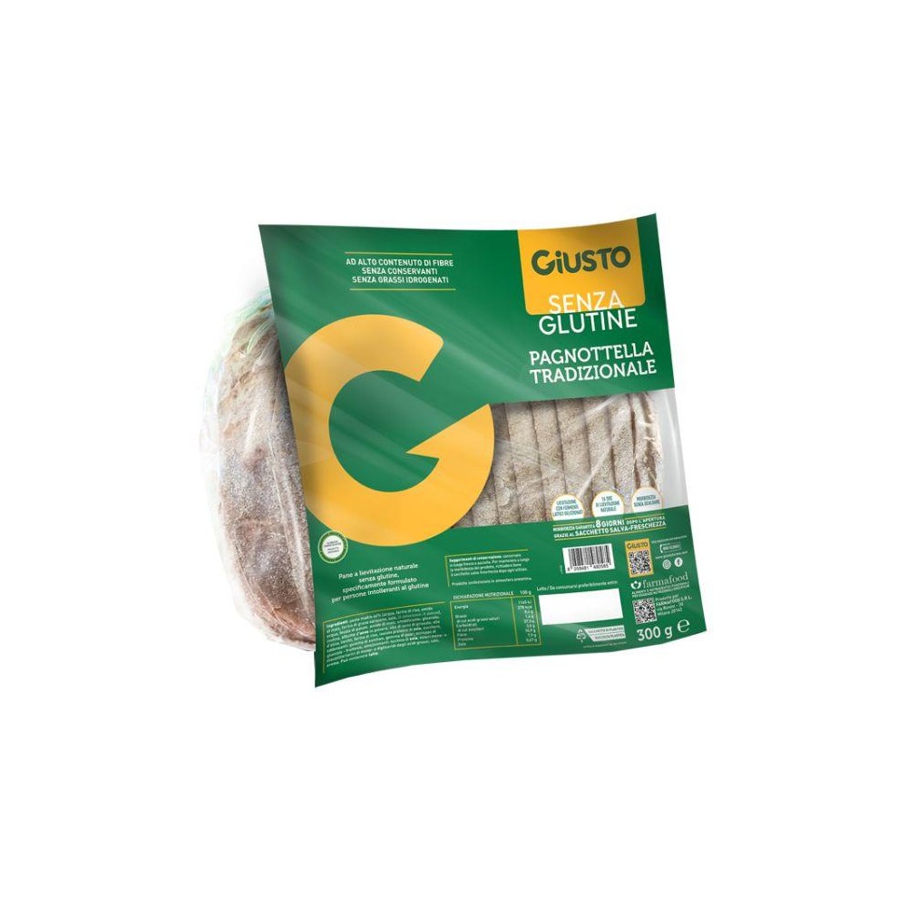GIUSTO S/G PAGNOTTELLA 300G
