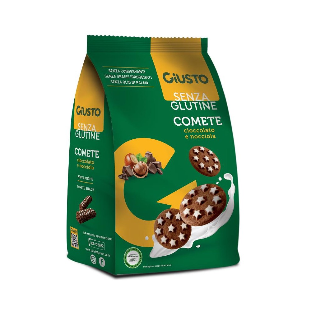 GIUSTO S/G COMETE BISCOTTI200G