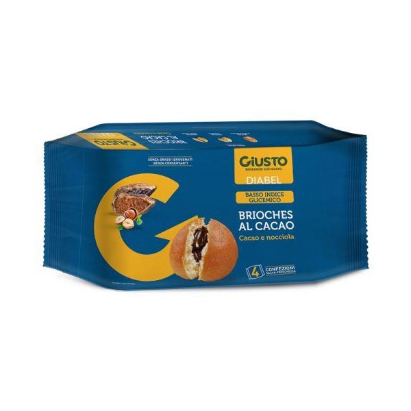 GIUSTO DIABEL BRIOCHE CACAO4PZ