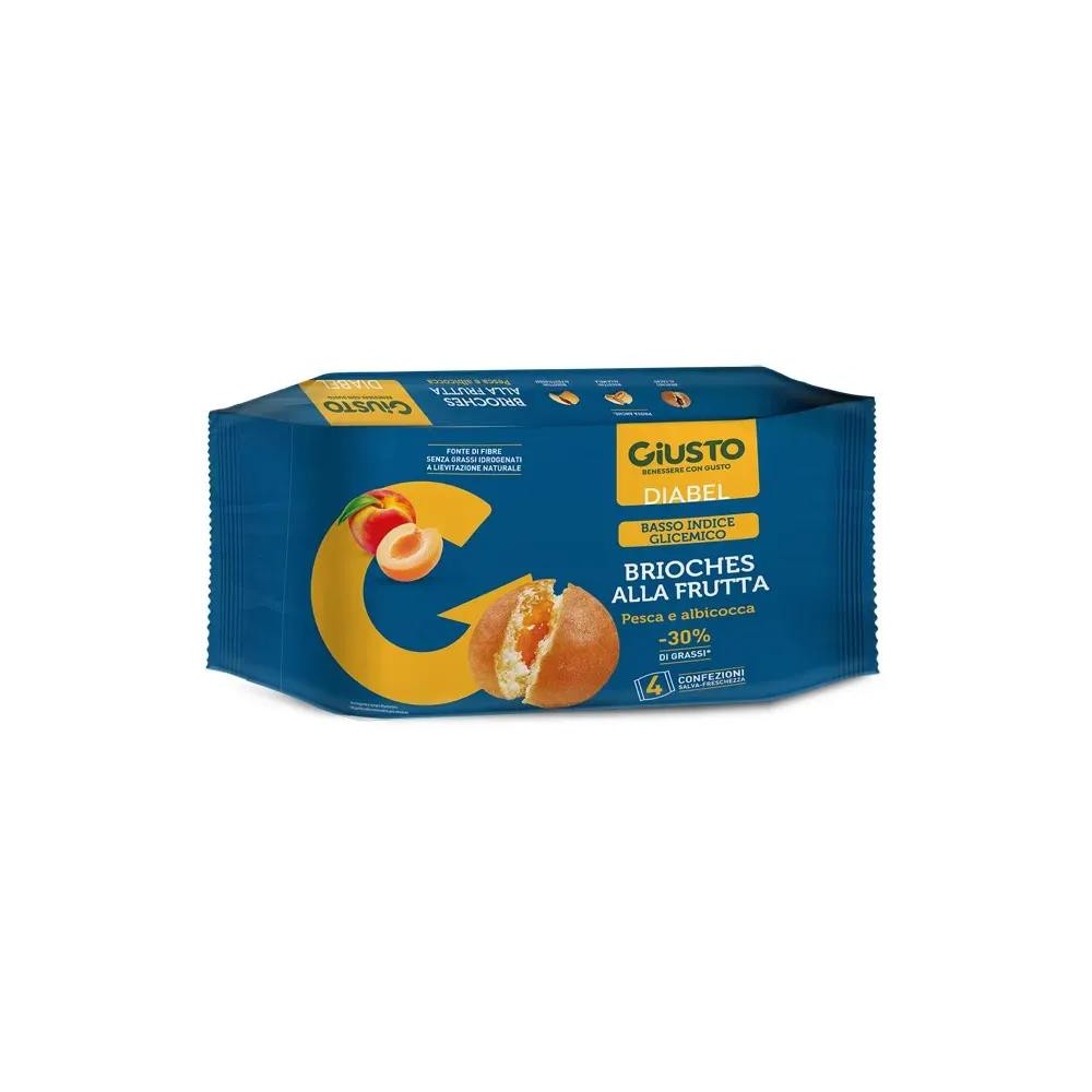 GIUSTO DIABEL BRIOCHE FRUTT4PZ