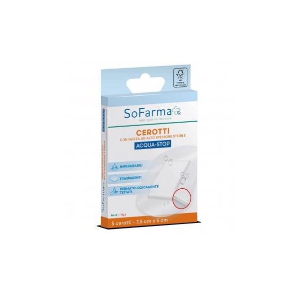SOFARMAPIU' CER ACQUA 7,5X5 5P