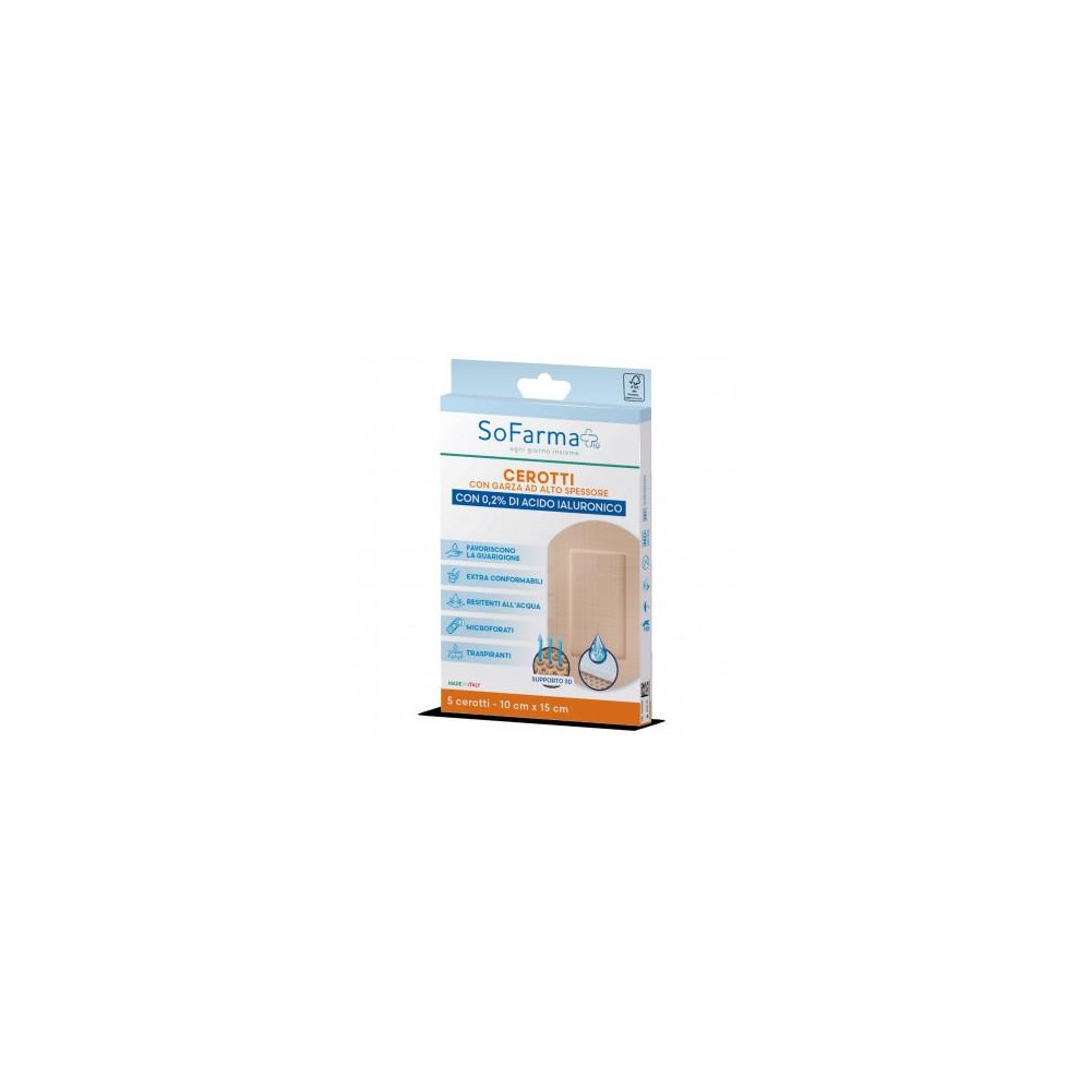 SOFARMAPIU' CER CICAT 10X15 5P
