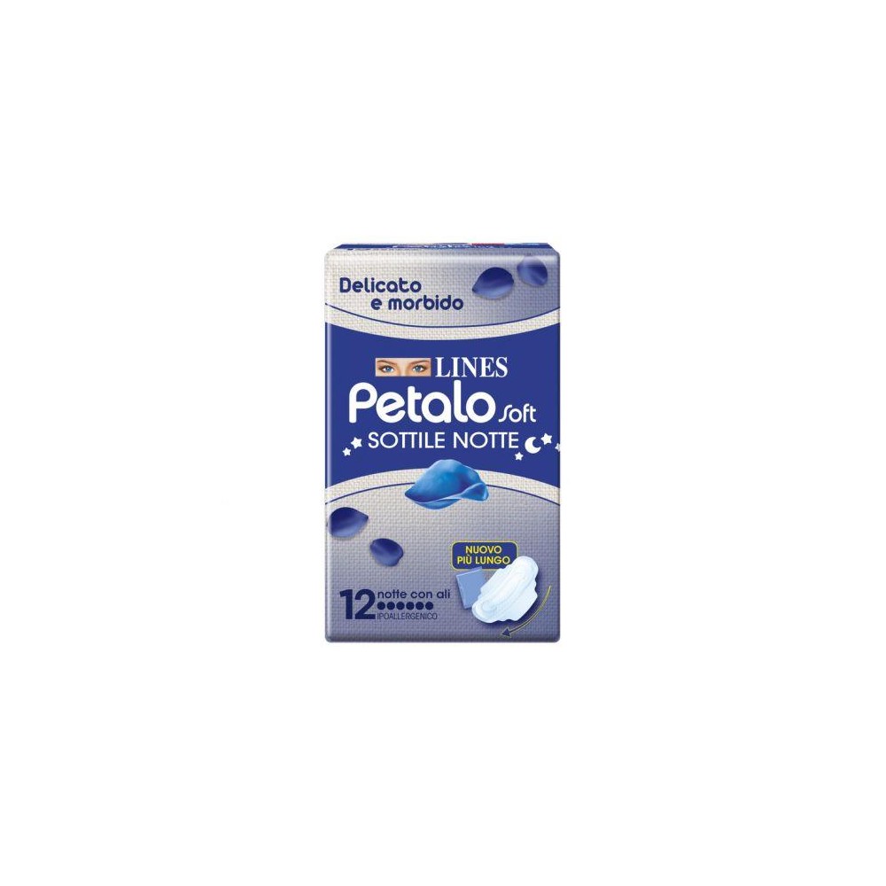 LINES PETALO SOFT NOTTE 12PZ