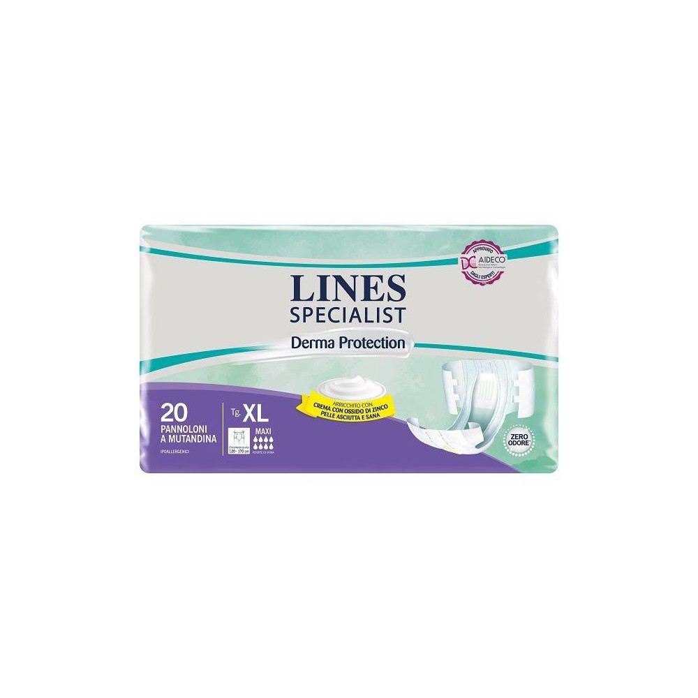 LINES SP DERM PAN MAXI XL 20PZ
