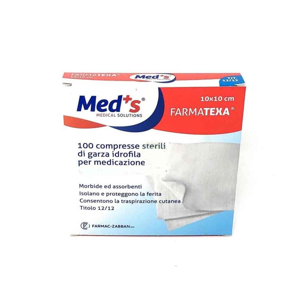 GARZA MEDS 12/12 10X10CM 100PZ