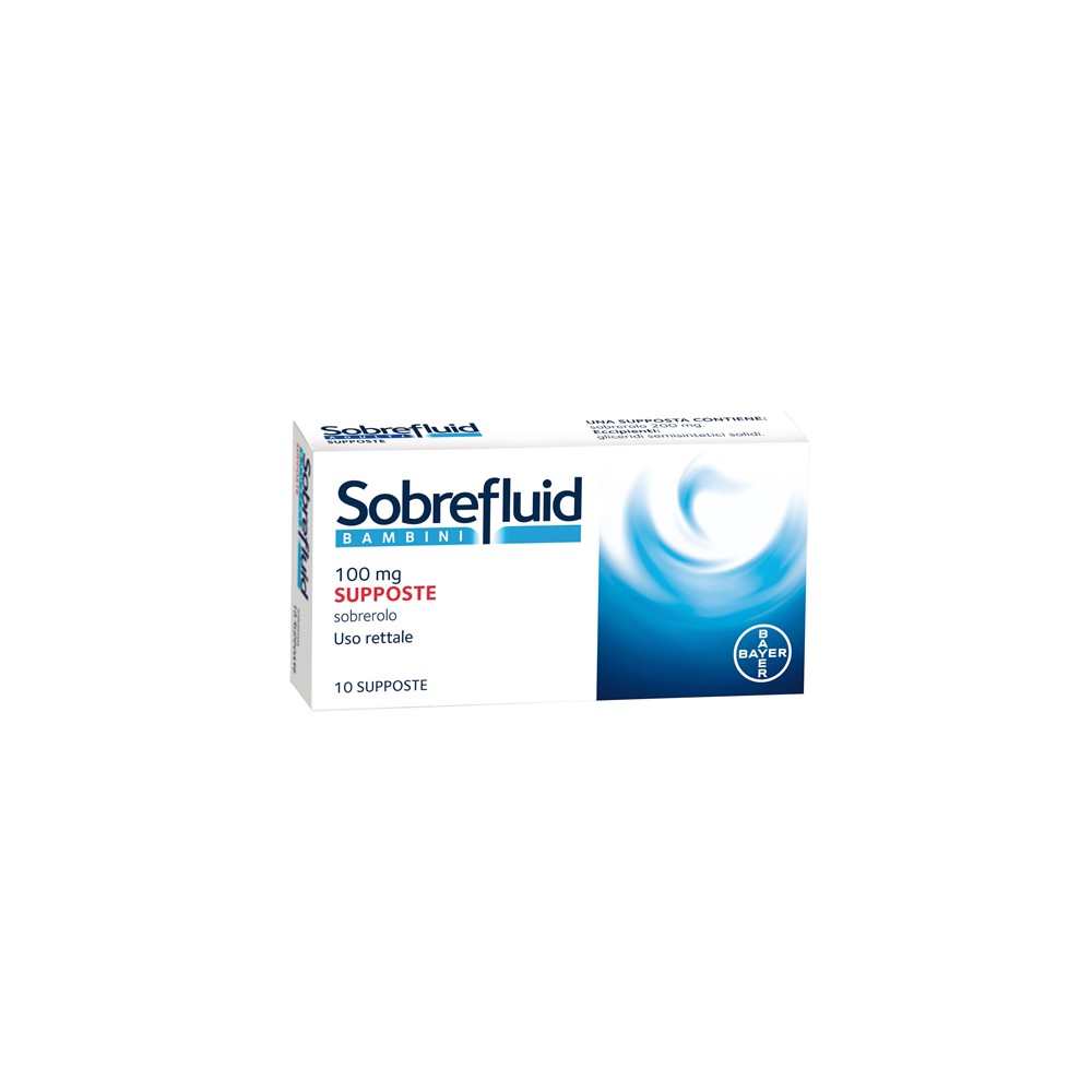 SOBREFLUID%BB 10SUPP 100MG