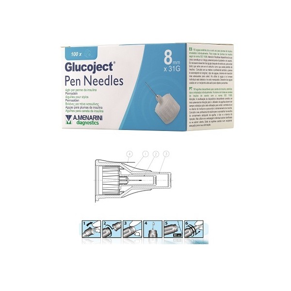 AGO GLUCOJECT PENNA 8MM G31