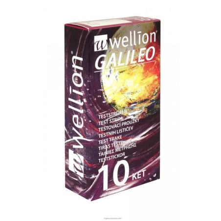 WELLION GALILEO STRIPS 10 KETO
