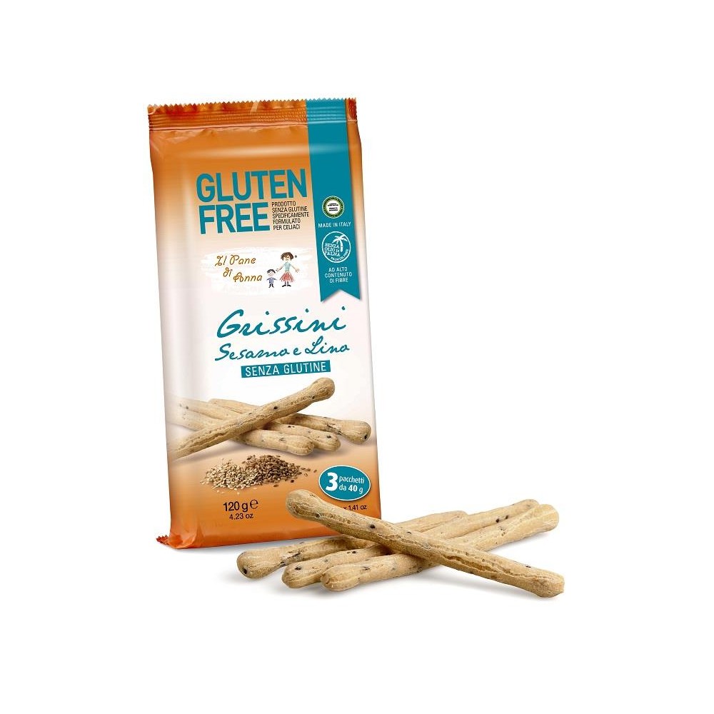 PANE ANNA GRISSINI SE/LI 3X40G