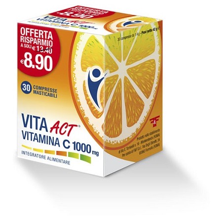 VITAMINA C ACT 1000 30CPR MAST