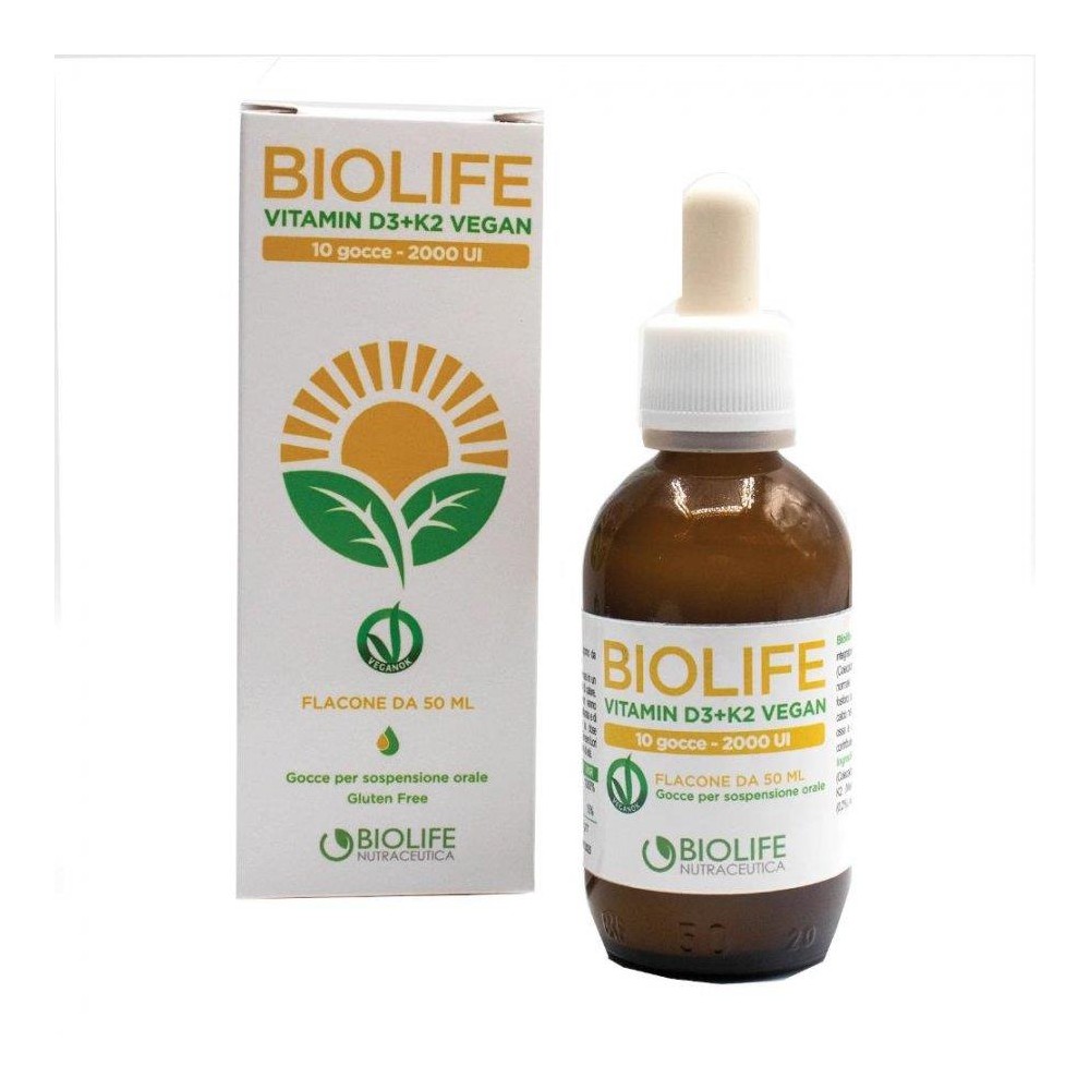 BIOLIFE VITAMIN D3+K2 VEGAN