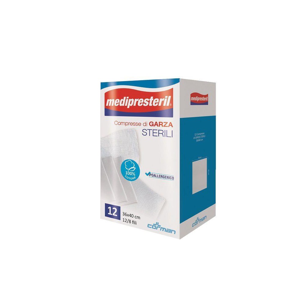 GARZA MEDIPRESTERIL 12/8 36X40