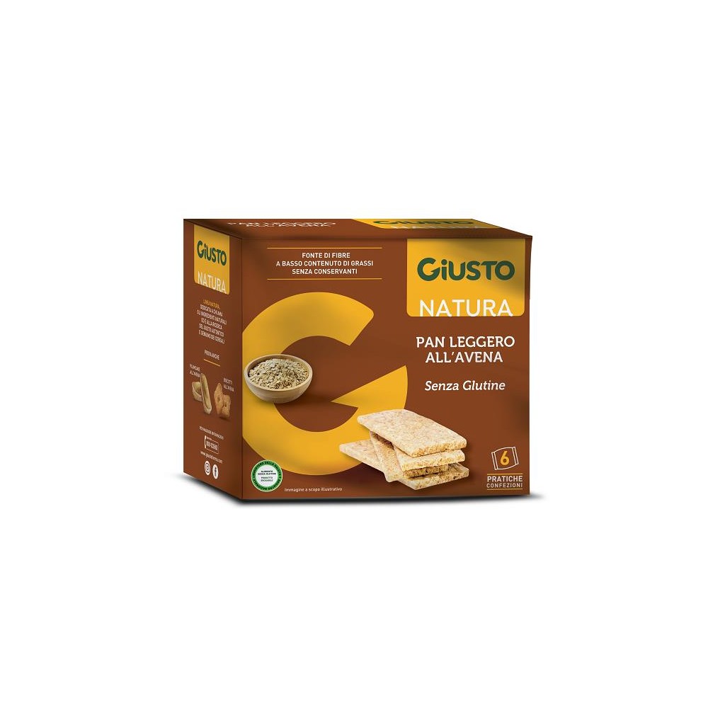 GIUSTO S/G PAN LEG AVENA 6CONF