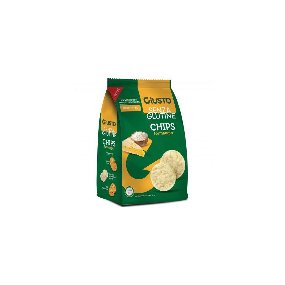 GIUSTO S/G CHIPS FORMAGGIO 40G