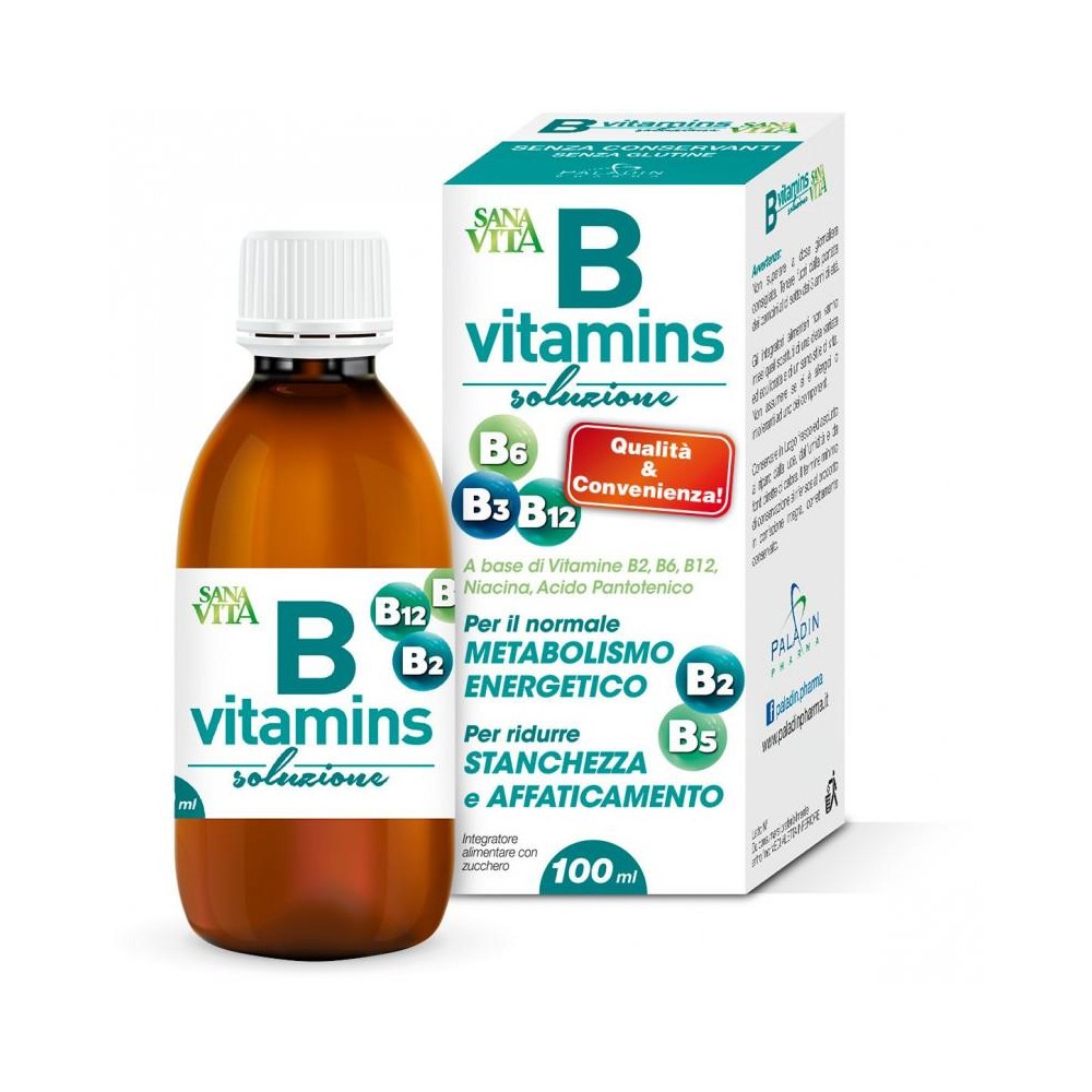 SANAVITA B VITAMINS SOL 100ML