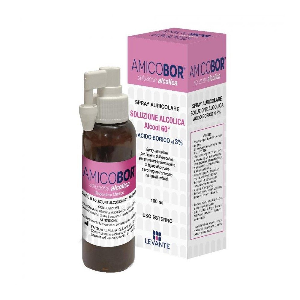 AMICOBOR SOL ALCOLICA 100ML