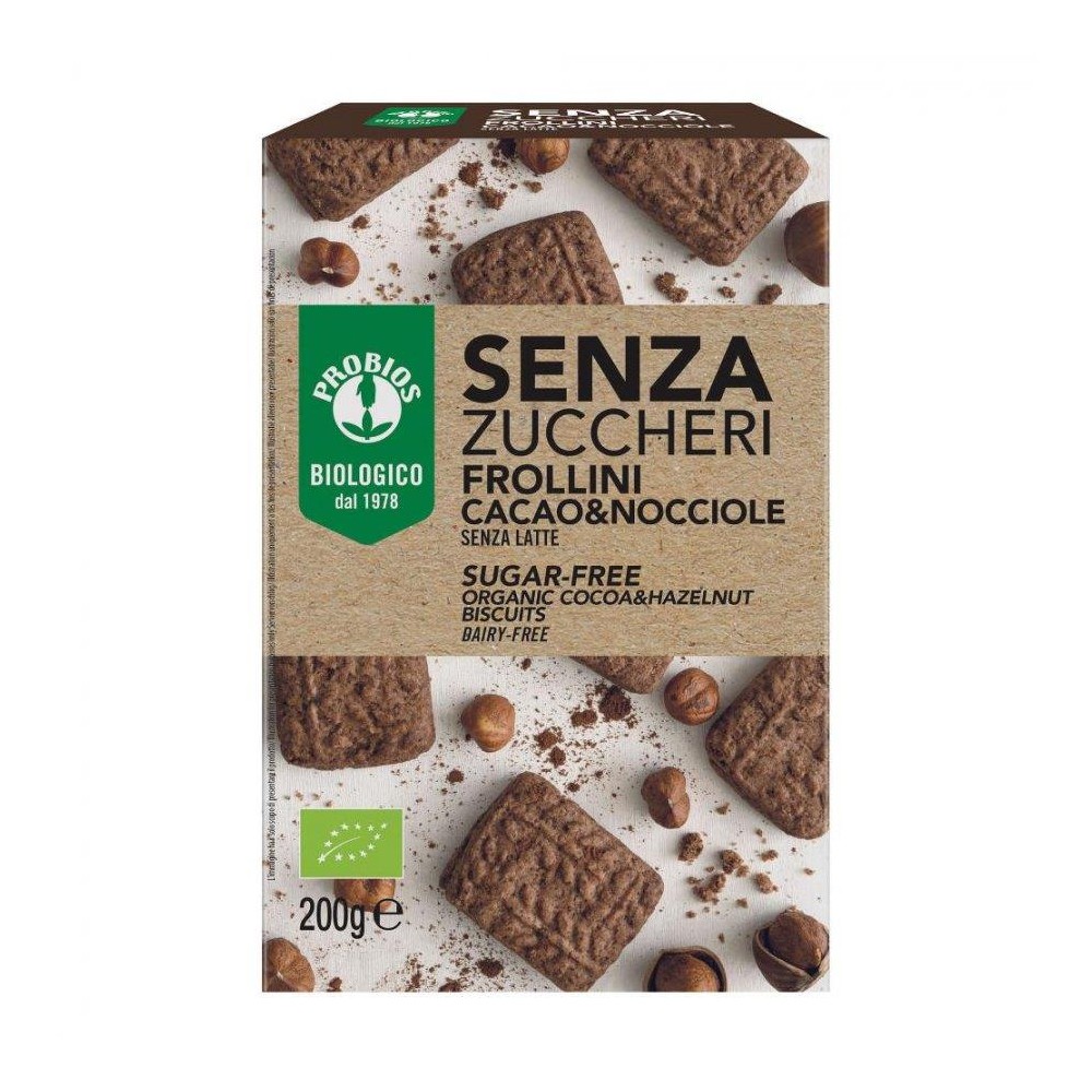 FROLLINI CACAO/NOCCIOLE S/ZUCC