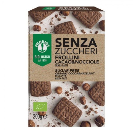 FROLLINI CACAO/NOCCIOLE S/ZUCC