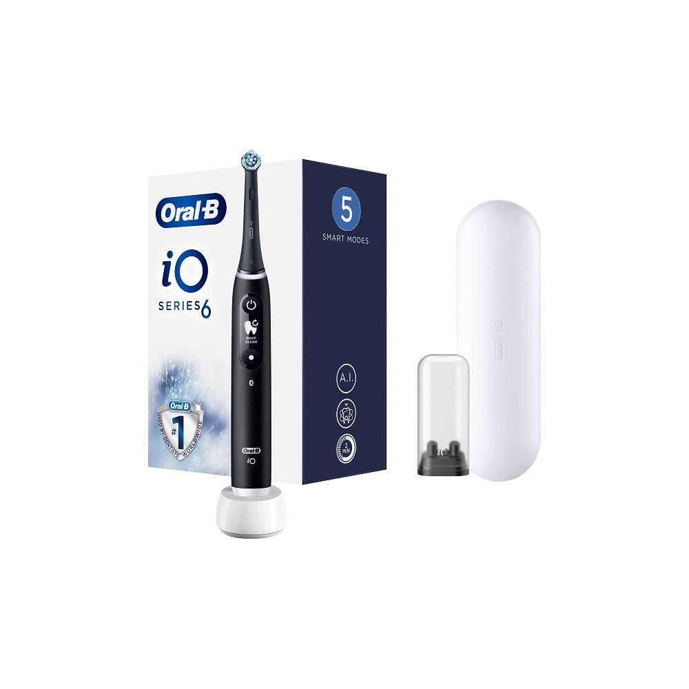 ORALB IO 6 BLACK SPAZZ+2REFILL