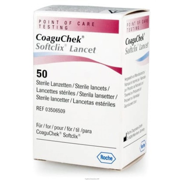 COAGUCHEK SOFTCLIX LANC 50PZ
