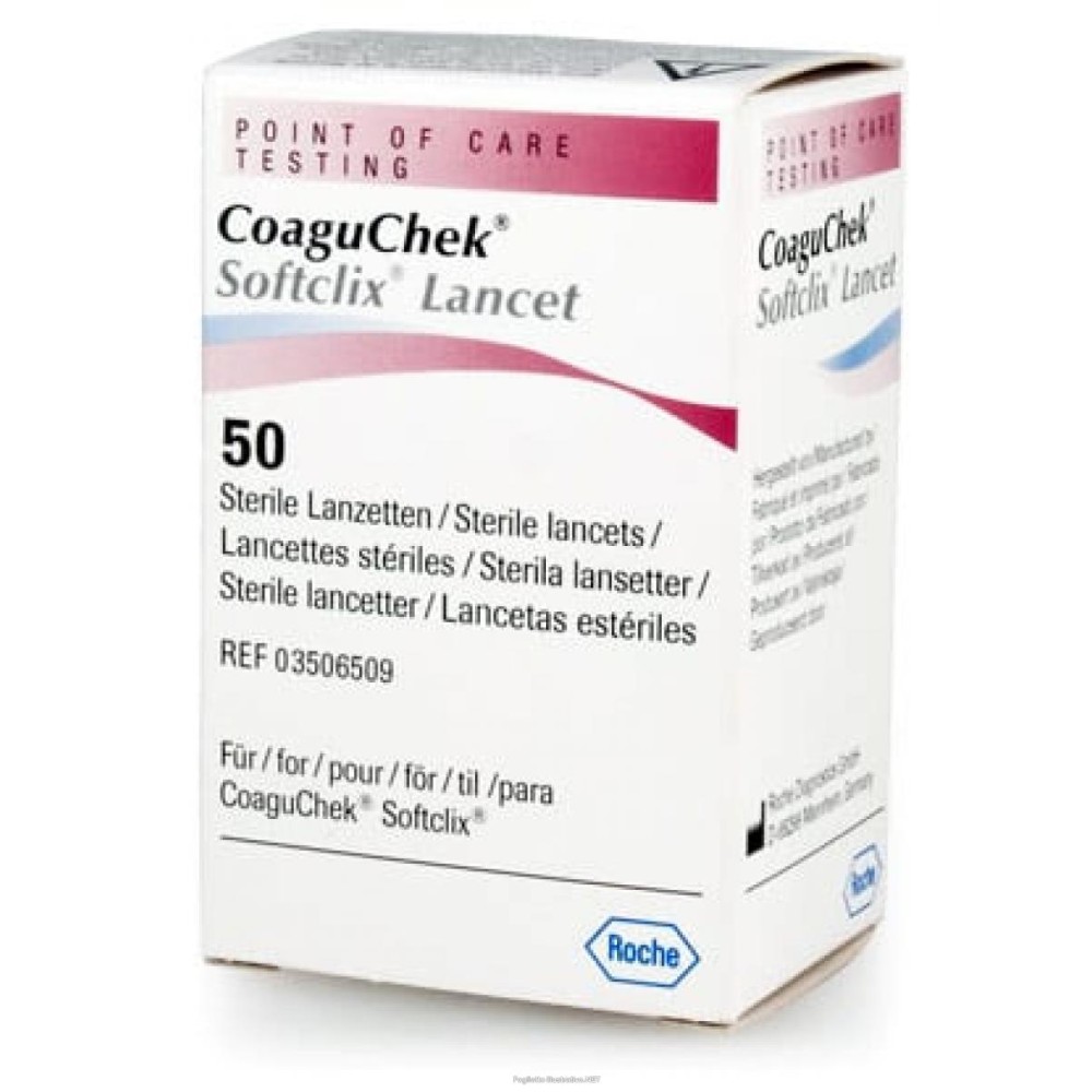 COAGUCHEK SOFTCLIX LANC 50PZ