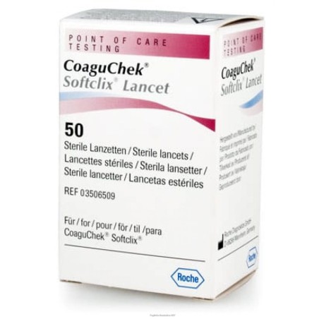 COAGUCHEK SOFTCLIX LANC 50PZ