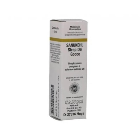SANUKEHL STREP D6 GTT 10ML