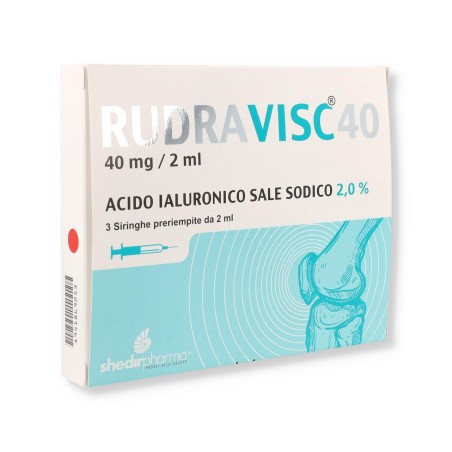 RUDRAVISC 40 SIR 40MG 2ML 3PZ