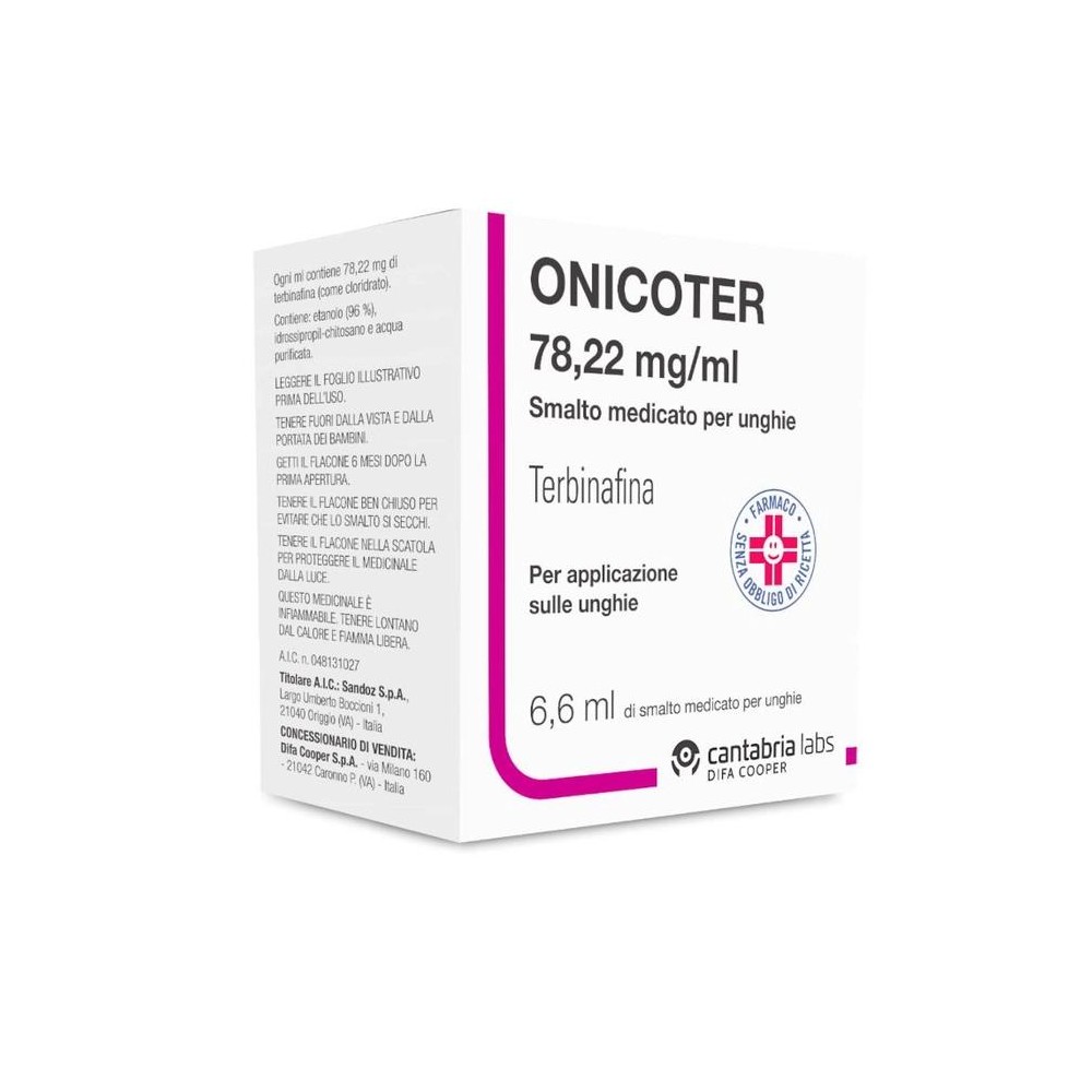 ONICOTER%SMALTO MED 1FL 6,6ML