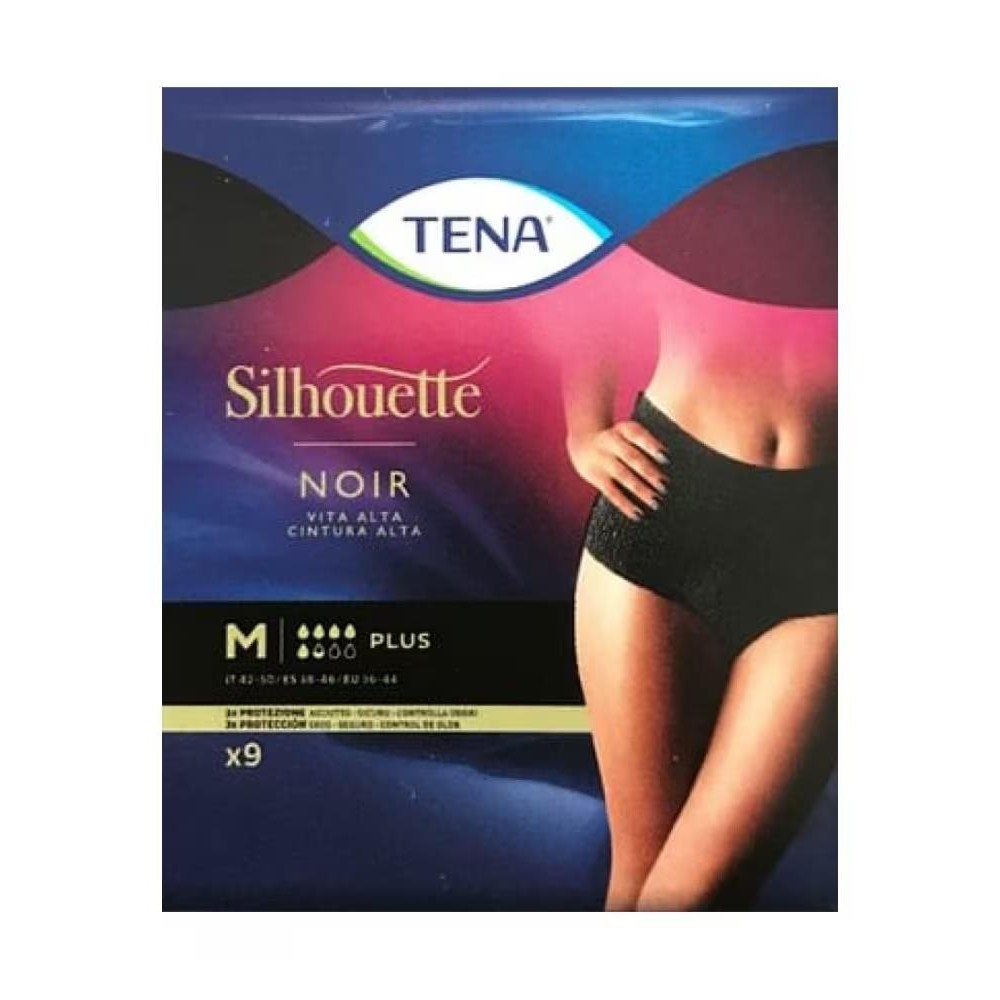 TENA SILHOUETTE NOIR M V/A 9PZ