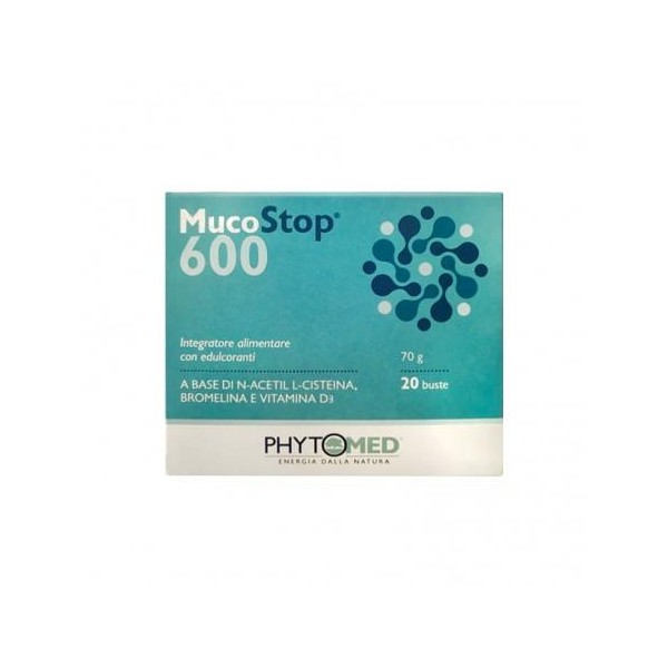 MUCOSTOP 600MG 20BUST