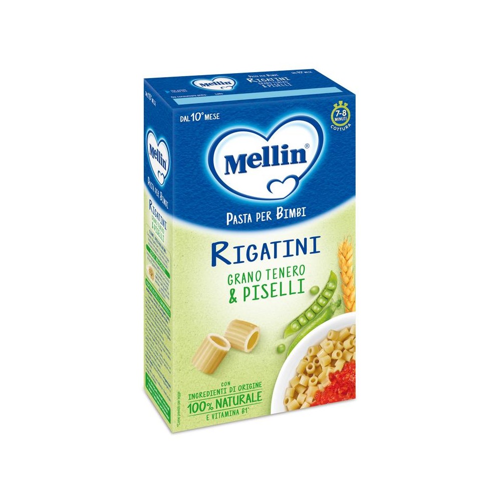 MELLIN RIGATINI CON PISELLI