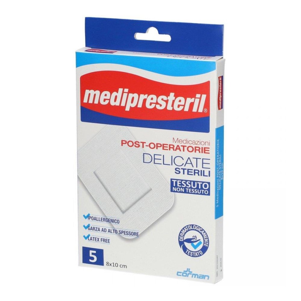MEDIPRESTERIL P/OP DEL 8X10 5P