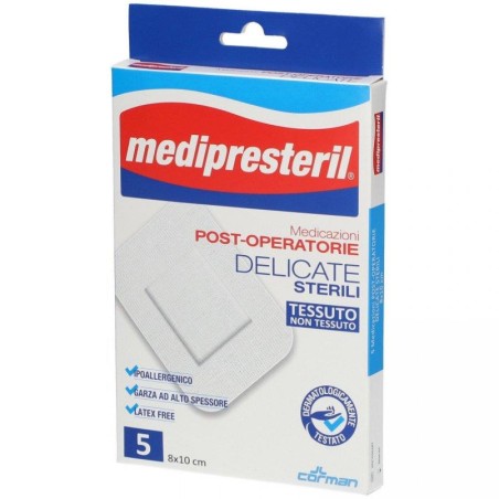 MEDIPRESTERIL P/OP DEL 8X10 5P