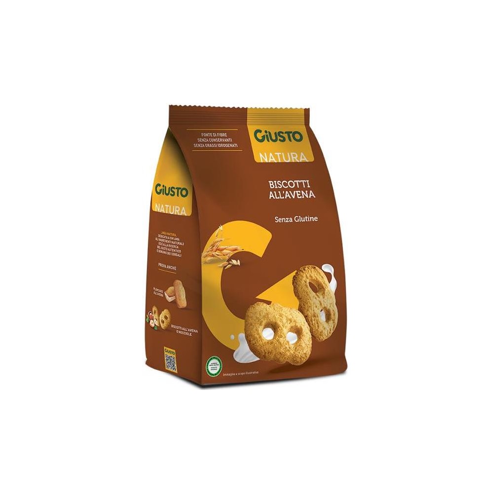 GIUSTO S/G BISCOTTI AVENA 250G