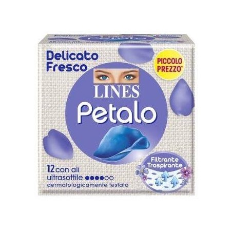 LINES PETALO BLU C/ALI 12PZ