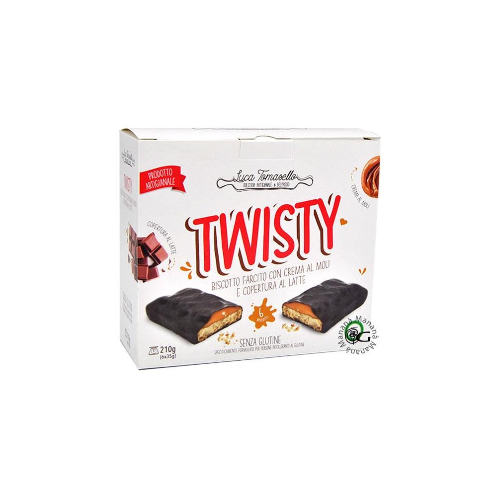 TWISTY BISCOTTO CREMA MOU 210G