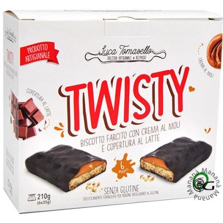 TWISTY BISCOTTO CREMA MOU 210G