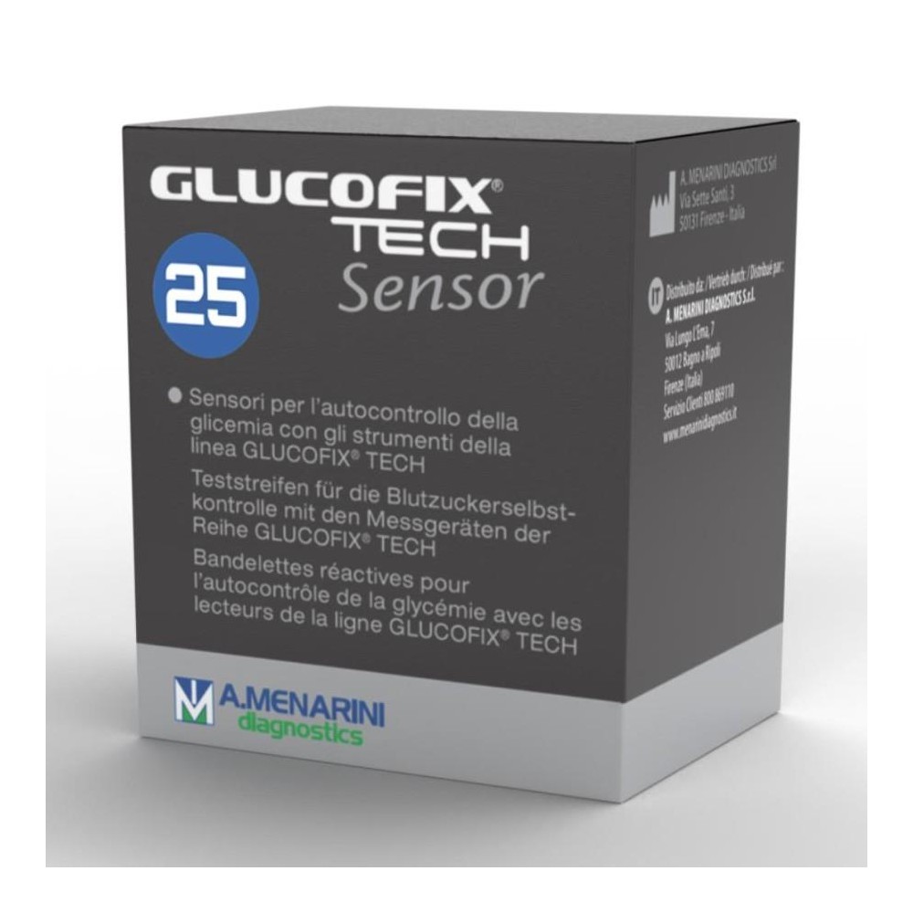 GLUCOFIX TECH SENSOR 25STR