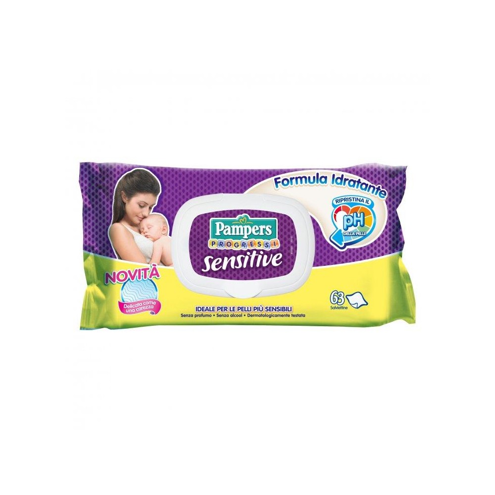PAMPERS SALV SENSIT ALOE RIC63