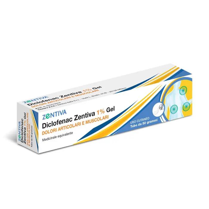 DICLOFENAC ZENTIVA%GEL 50G 1%
