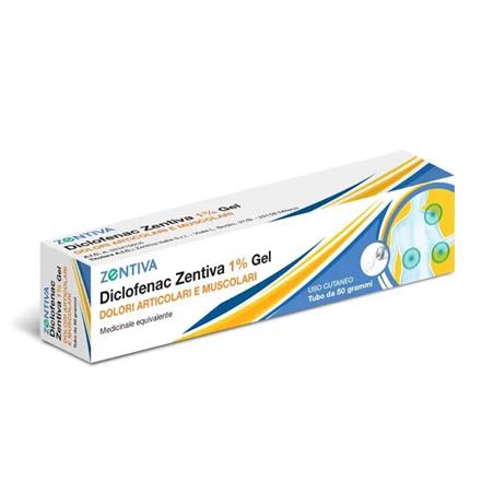 DICLOFENAC ZENTIVA%GEL 50G 1%