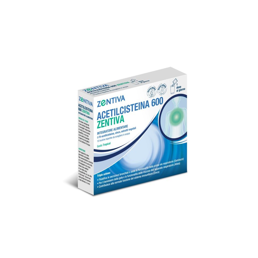 ACETILCISTEINA 600 ZENT 10BUST