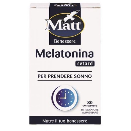MATT BEN MELATONINA RETAR80CPR