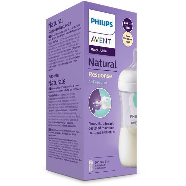 AVENT BIB NAT 3,0 AF TRA 260ML