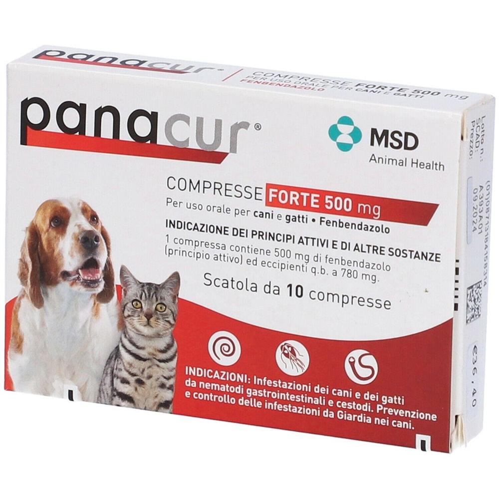 PANACUR%FORTE 10CPR 500MG