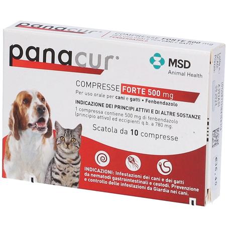 PANACUR%FORTE 10CPR 500MG