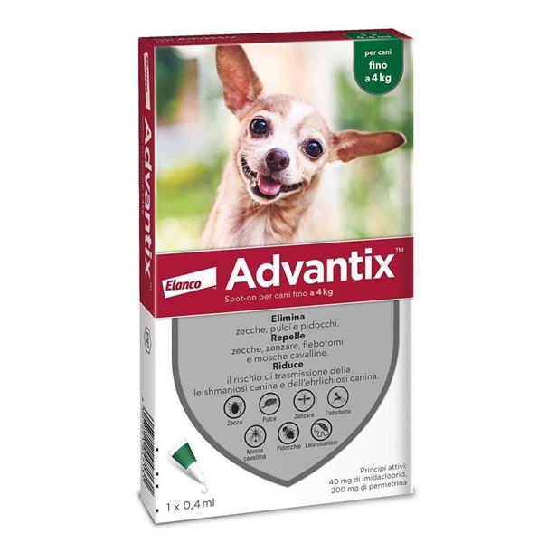 ADVANTIX SPOT ON%1PIP 0-4KG